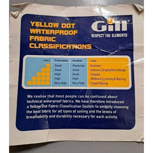 Gill Marine Sperry Tote bag 2007 Regattas Boating Nood Blue X-Large Waterproof - Picture 10 of 11